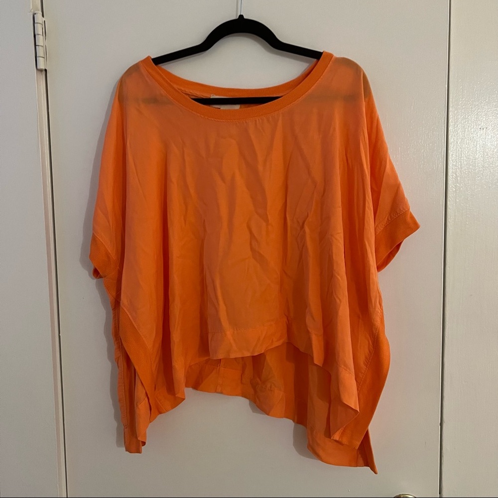Cloth and stone coral/orange top